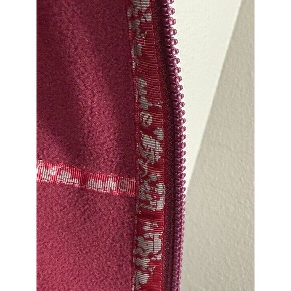 Lululemon Apres Women's 8 Long Raspberry Softshell Hooded Jacket Full Zip‎ Coat - Picture 8 of 13